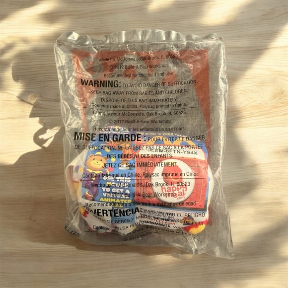 2/$20 NEW IN BAG McDonald's Happy Meal Build A Bear Endless Hug Friendship Teddy - Picture 3 of 4
